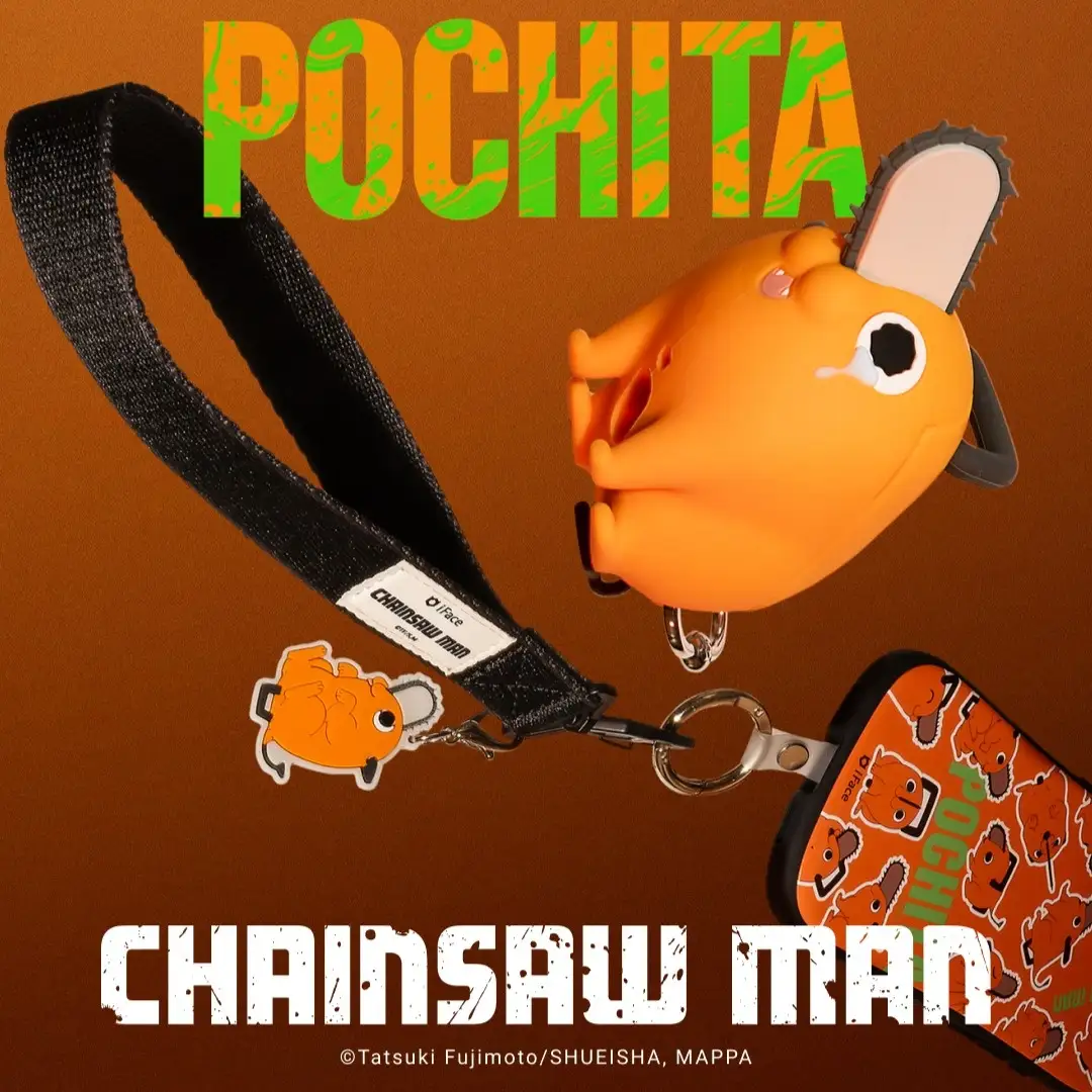 ストラップ Chainsaw Man Pochita iFace AirPods case iFace's new Chainsaw Man phone accessory collection includes a 3D