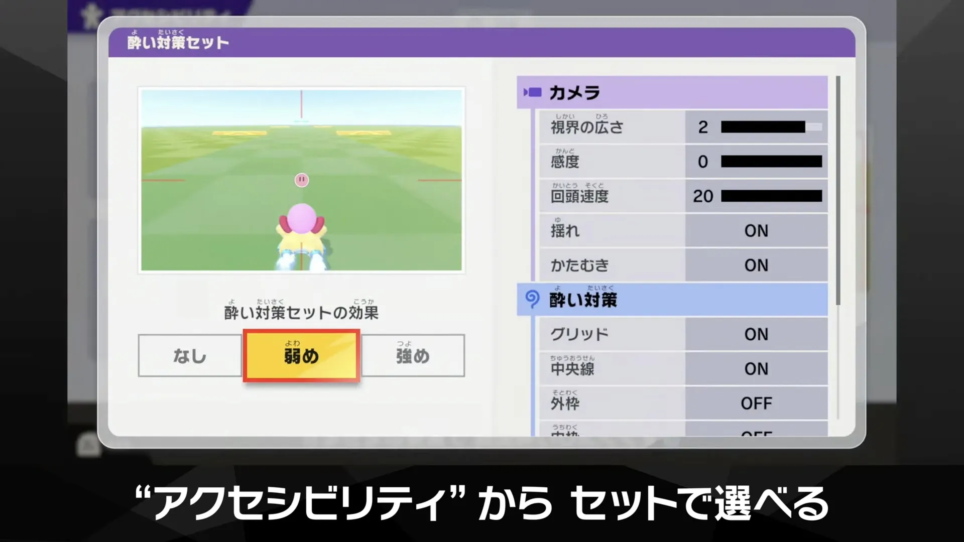 kirby air riders accessibility 2