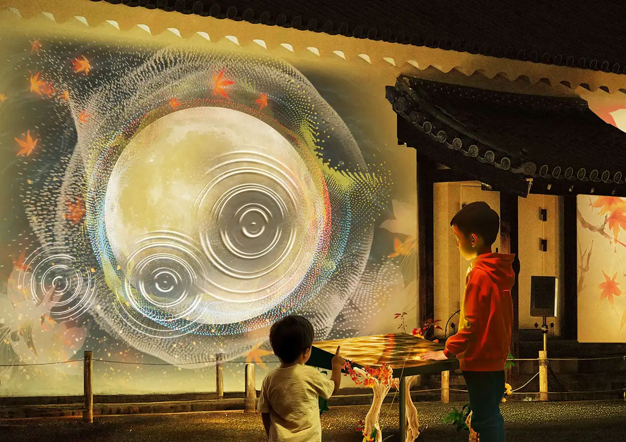 naked nijo castle 2025 moon viewing 07