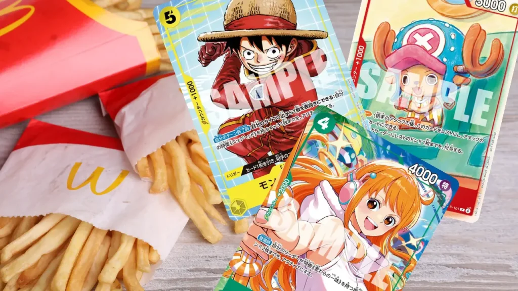 one piece mcdonalds cards distribution change 8