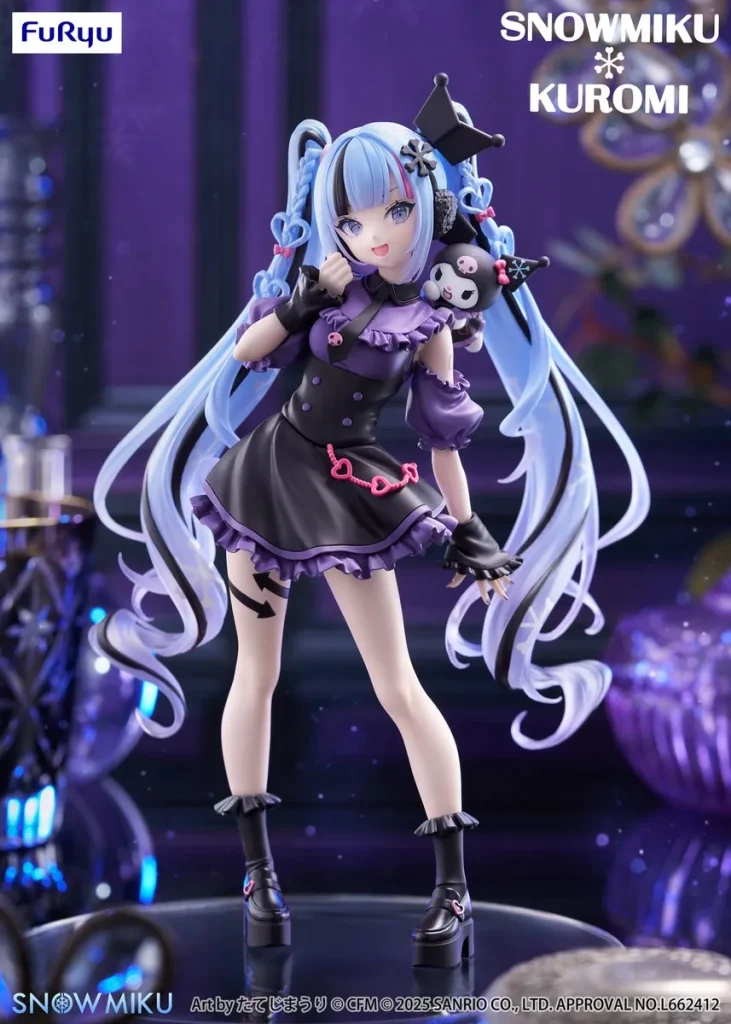 snow miku kuromi triotryit furyu 1