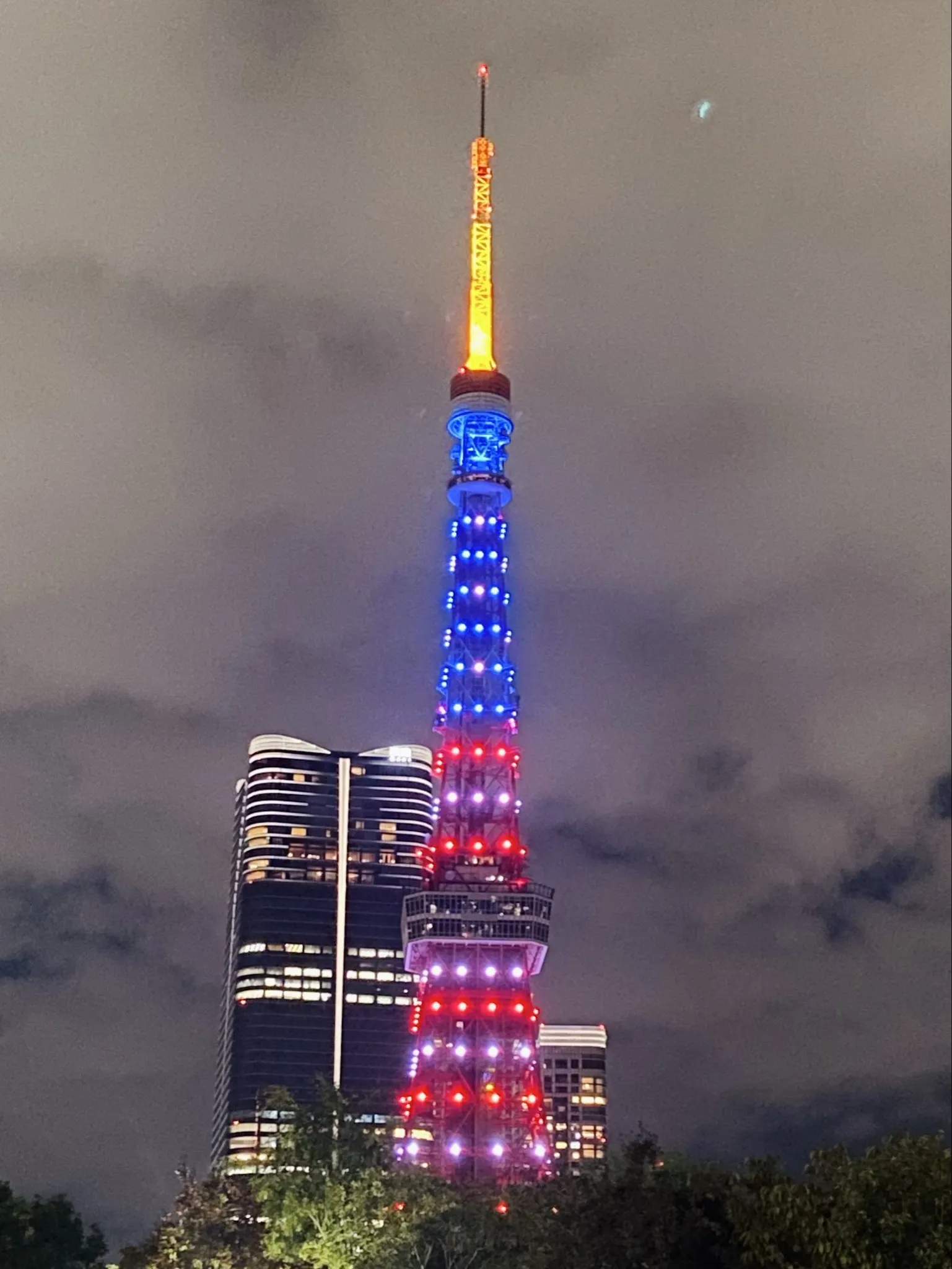 trump japan illuminations 2