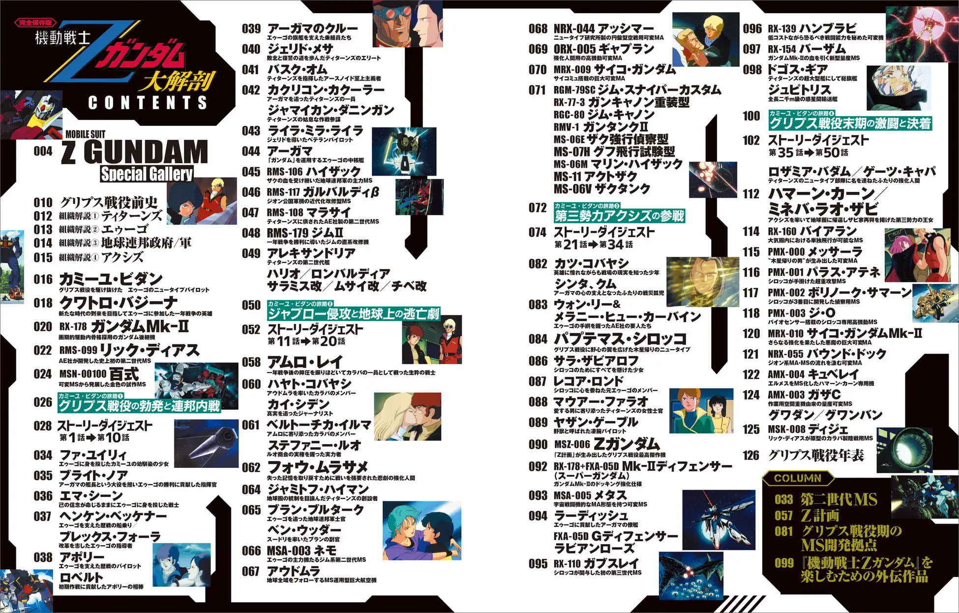 z gundam magazine book 3
