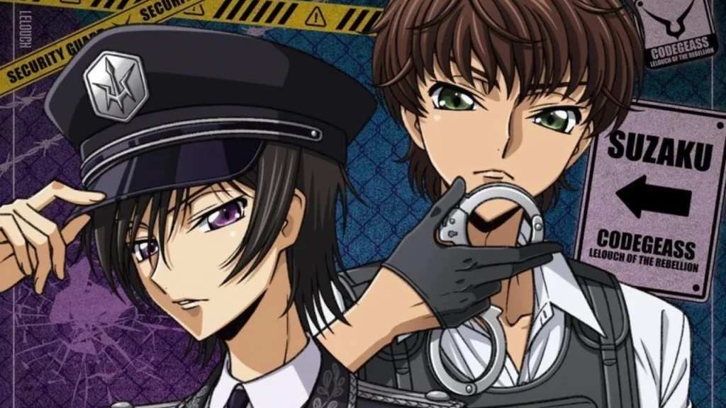 Code Geass Security themed pop up shop