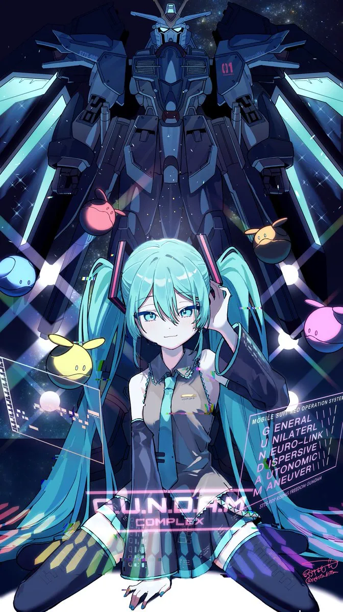 GUNDAM X MIKU COSTEST ARTWORK 2