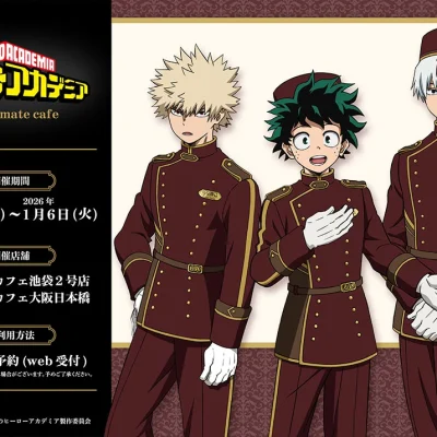 My Hero Academia x Animate cafe collab 1