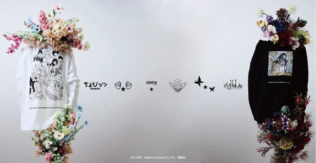 【即完売品】motto_kuma motto_higuma camp_holic CLAMP and CONVERSE team up for new xxxHOLiC and Chobits apparel