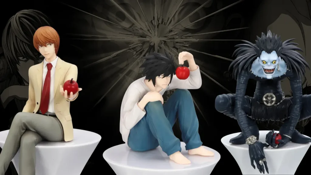 Death Note's Light, L and Ryuk are getting new Noodle Stopper figures