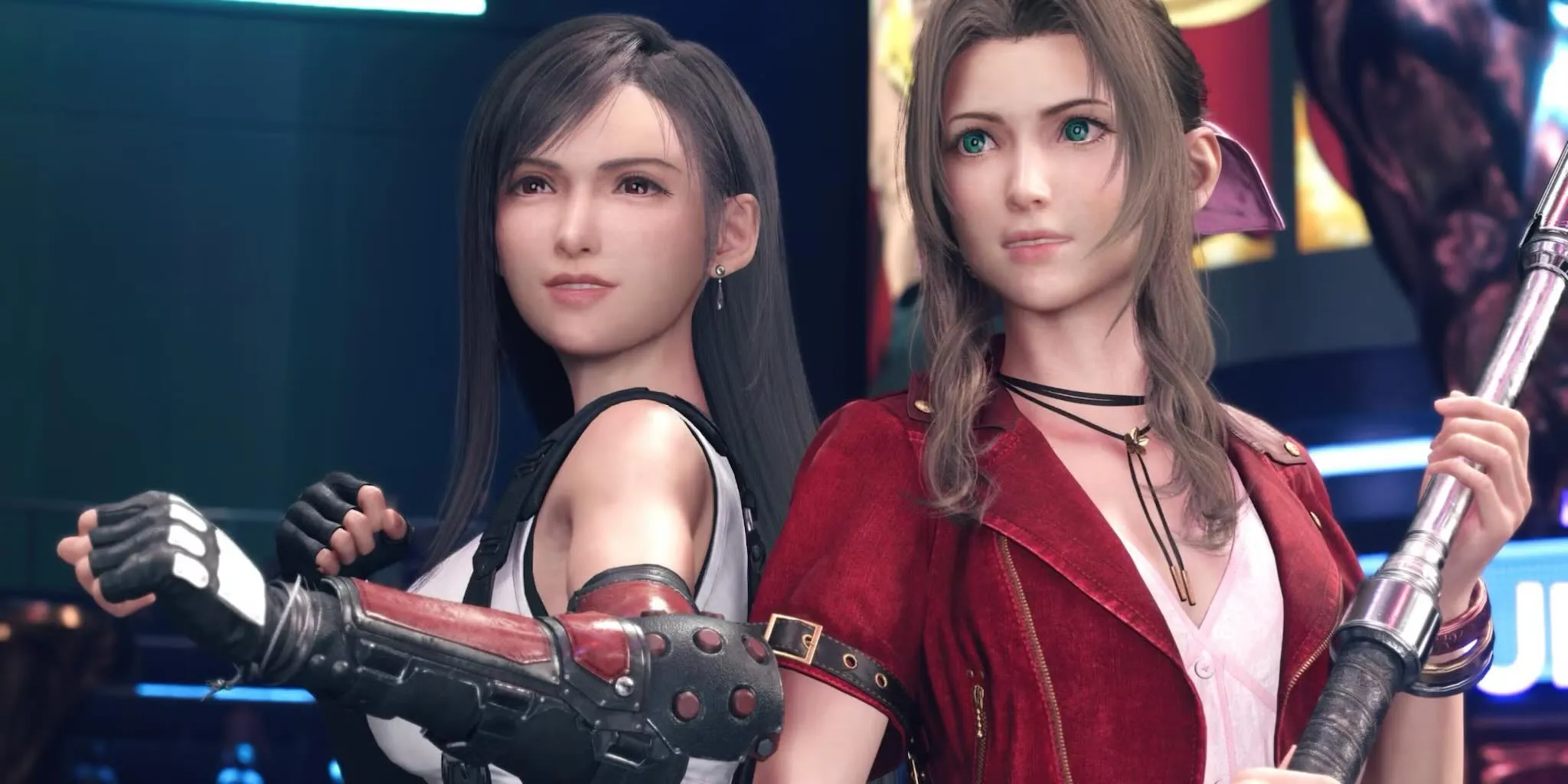 final fantasy vii rebirth screenshot tifa aerith 2