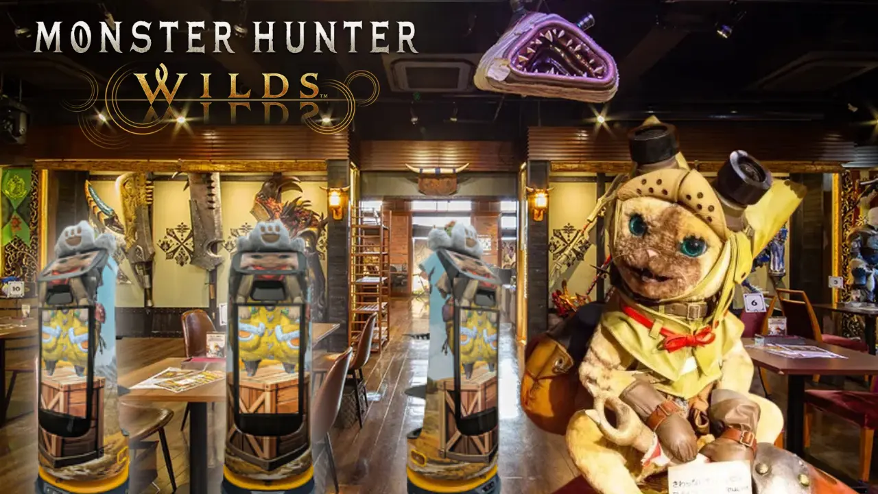 monster hunter akihabara bar palico robot 2