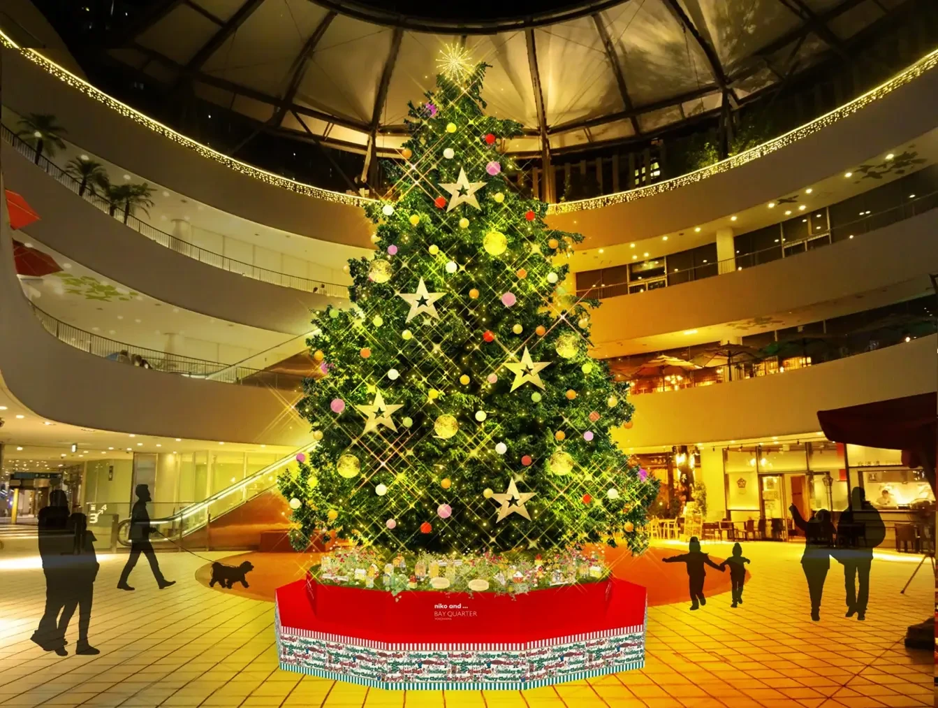 niko and ... × Yokohama Bay Quarter Christmas Forest 2