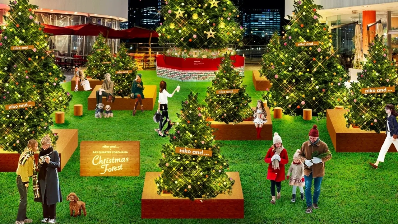 niko and ... × Yokohama Bay Quarter Christmas Forest