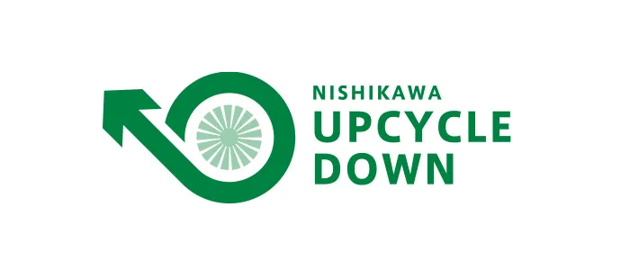 nishikawa upcycle down logo