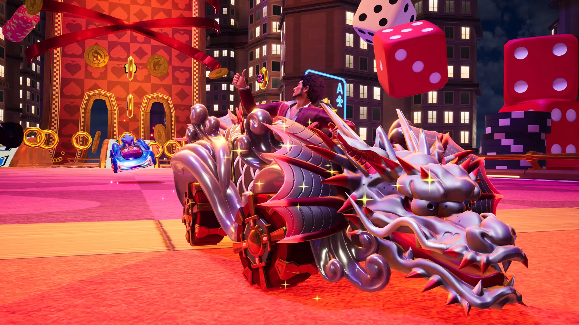 sonic racing crossworlds yakuza ichiban dlc 4