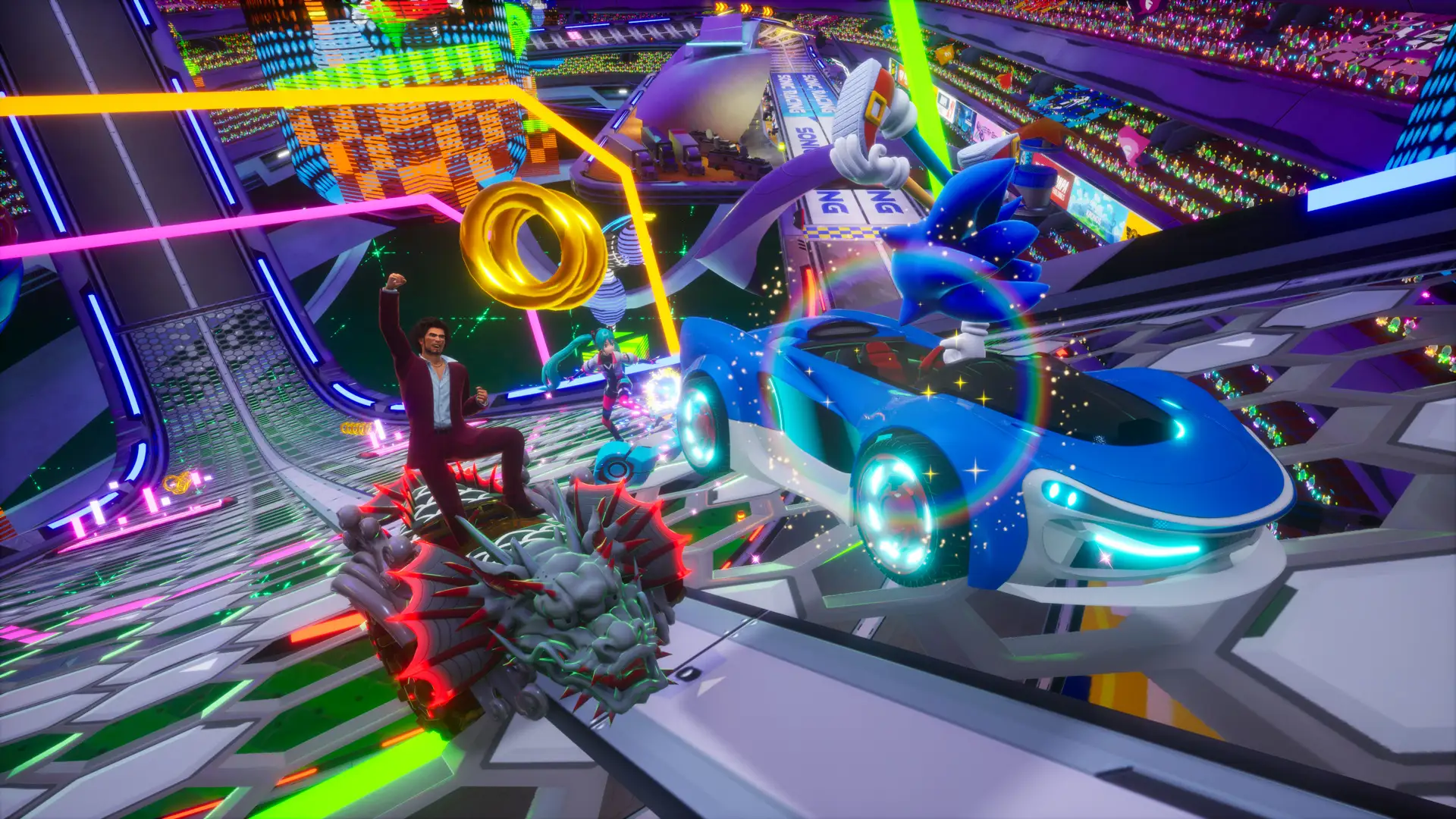 sonic racing crossworlds yakuza ichiban dlc 6