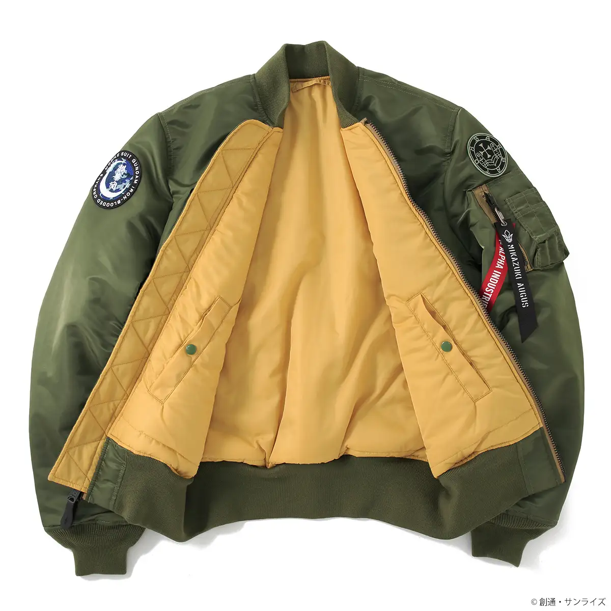 strict g gundam ibo MA 1 Mikazuki Augus jacket 4