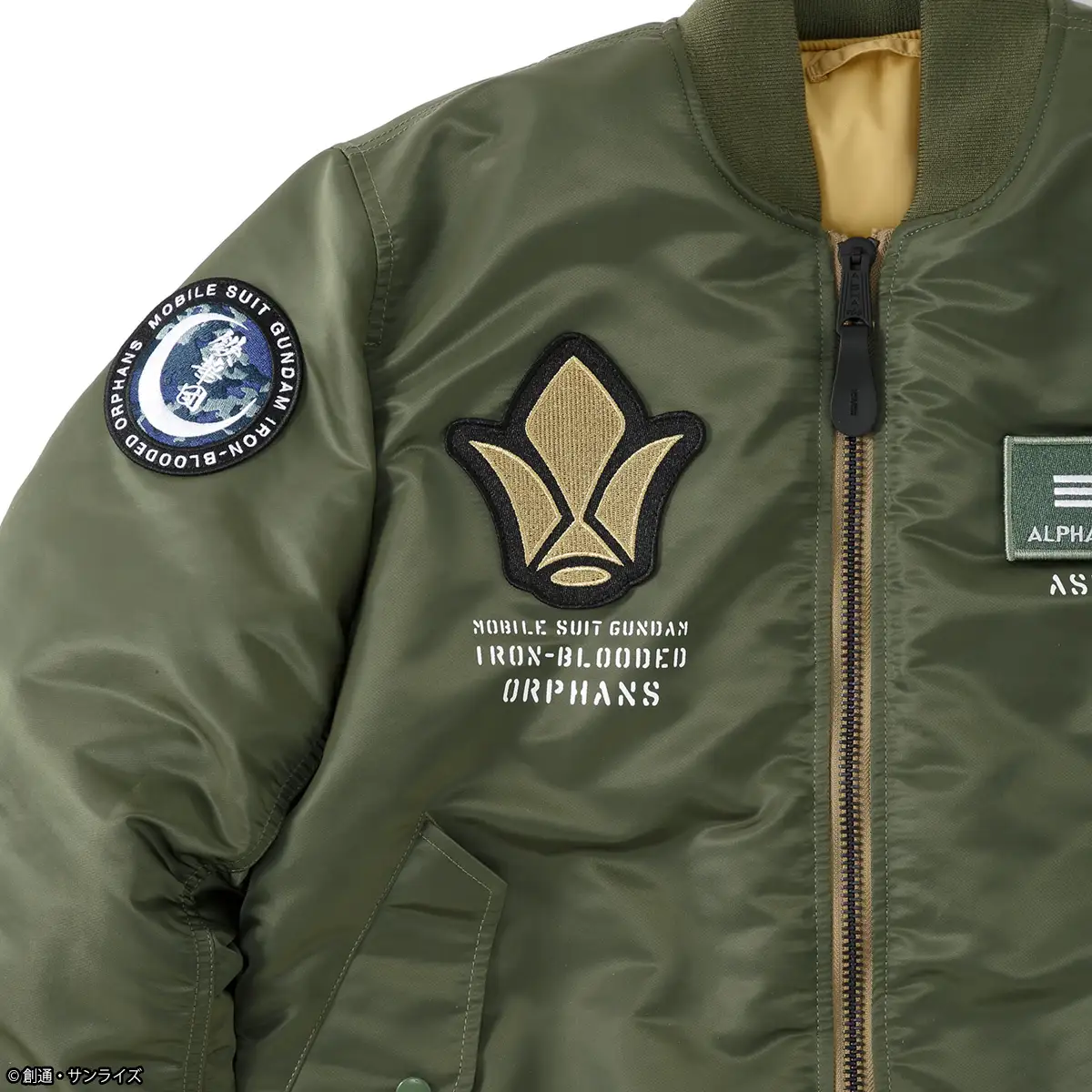 strict g gundam ibo MA 1 Mikazuki Augus jacket 6