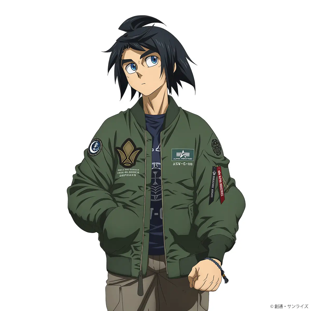 strict g gundam ibo MA 1 Mikazuki Augus jacket 7