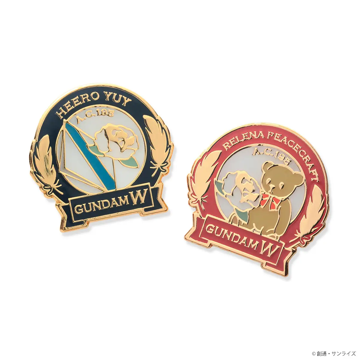 30th anniversary Mobile Suit Gundam Wing pins 2