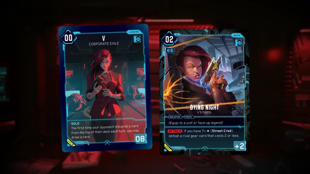 Cyberpunk Trading Card Game 3