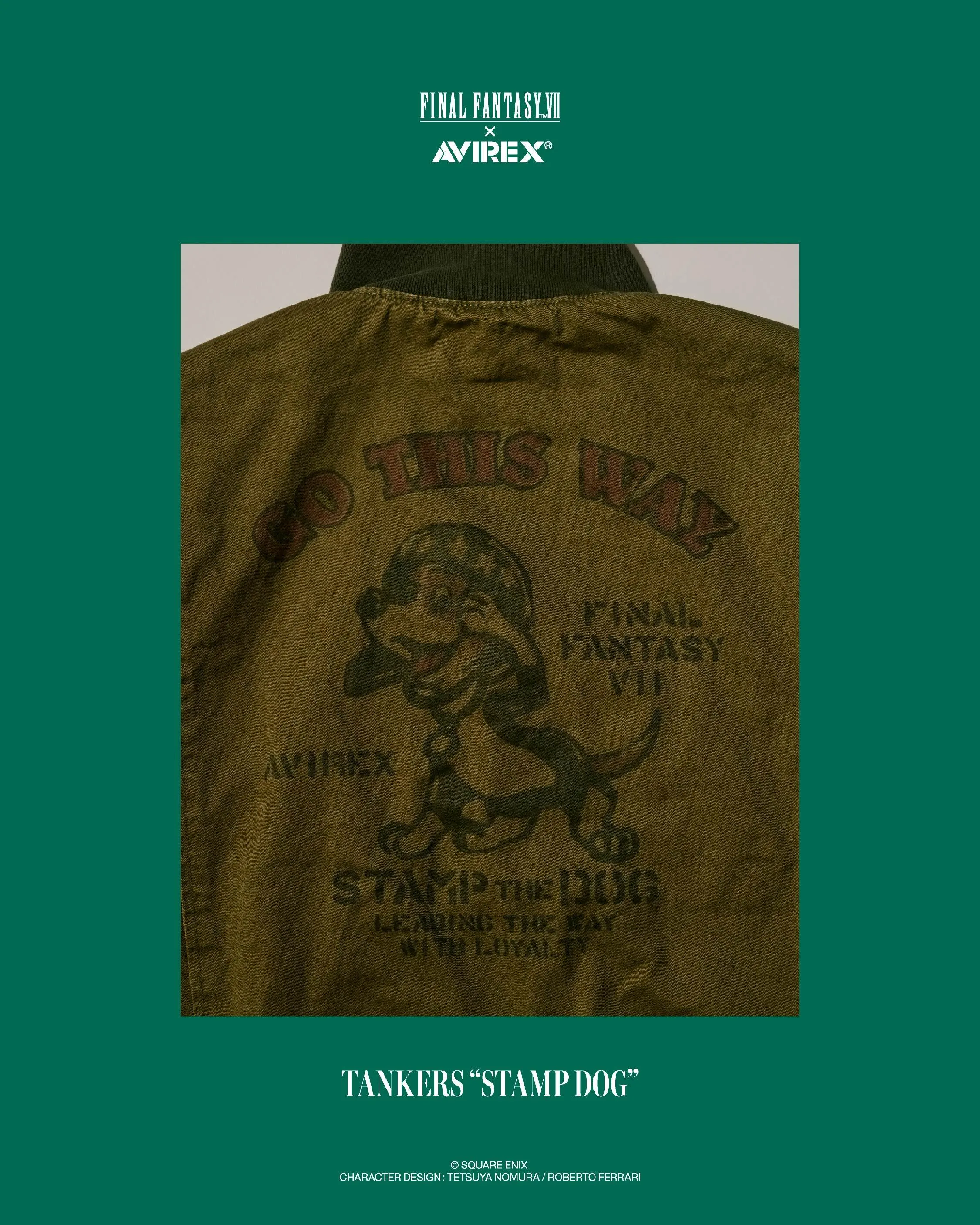 AVIREX x FFVII Remake apparel collection 13