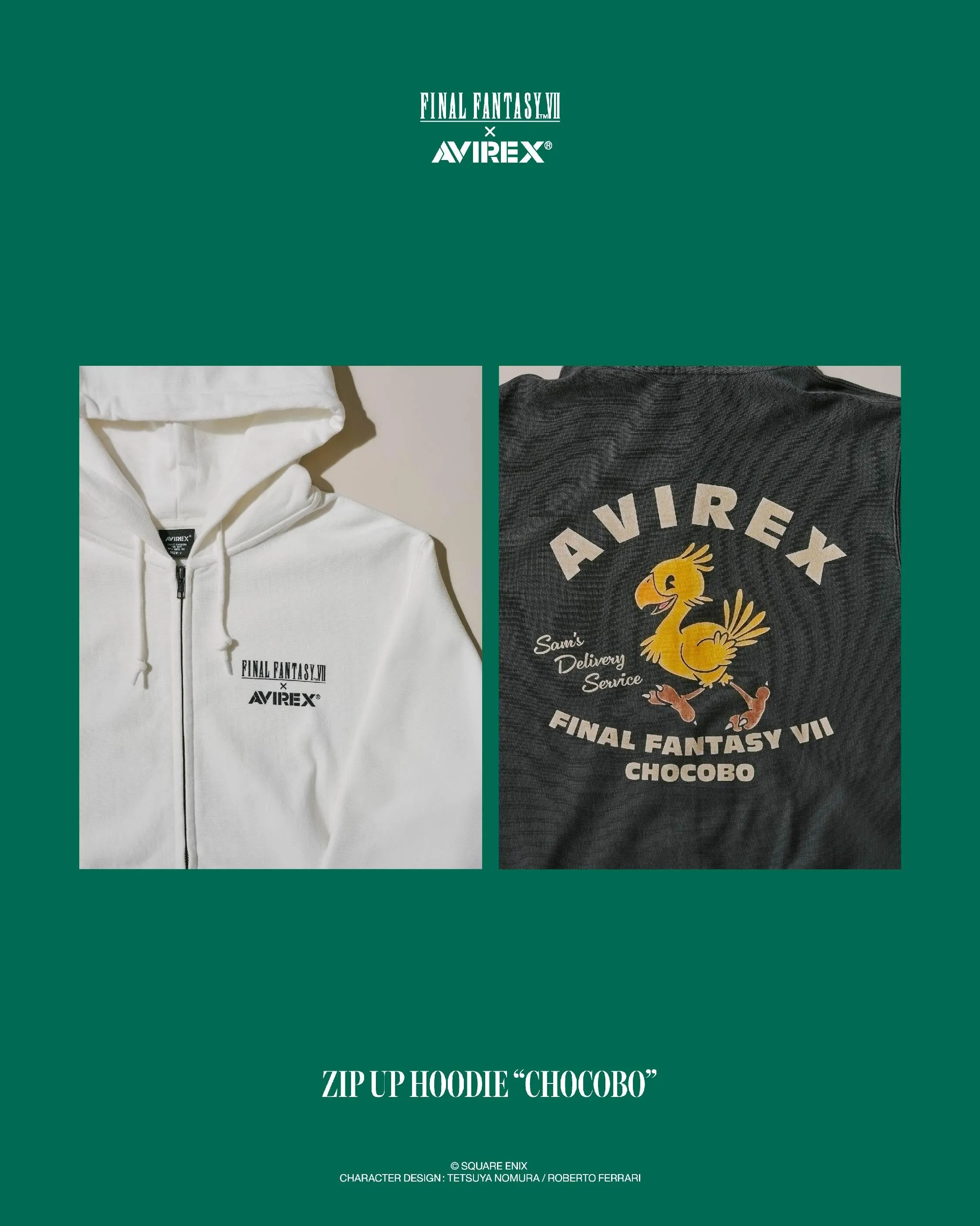 AVIREX x FFVII Remake apparel collection 14
