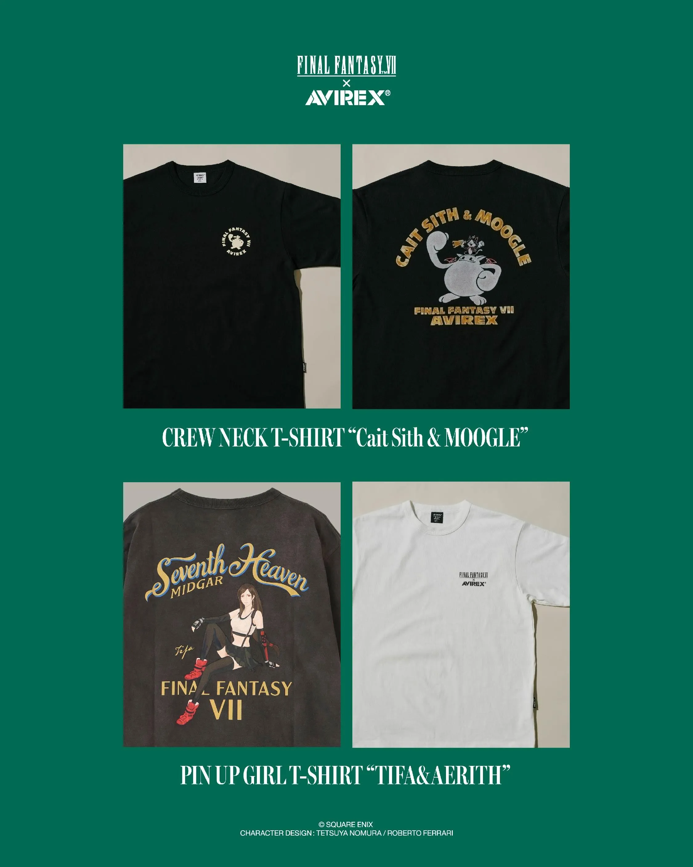 AVIREX x FFVII Remake apparel collection 20