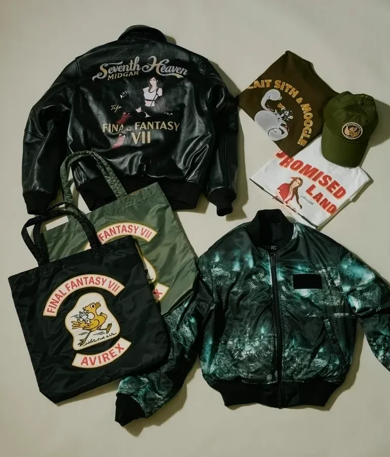 AVIREX x FFVII Remake apparel collection 3