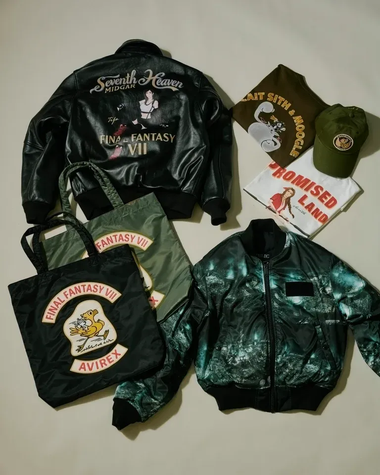 AVIREX x FFVII Remake apparel collection 3