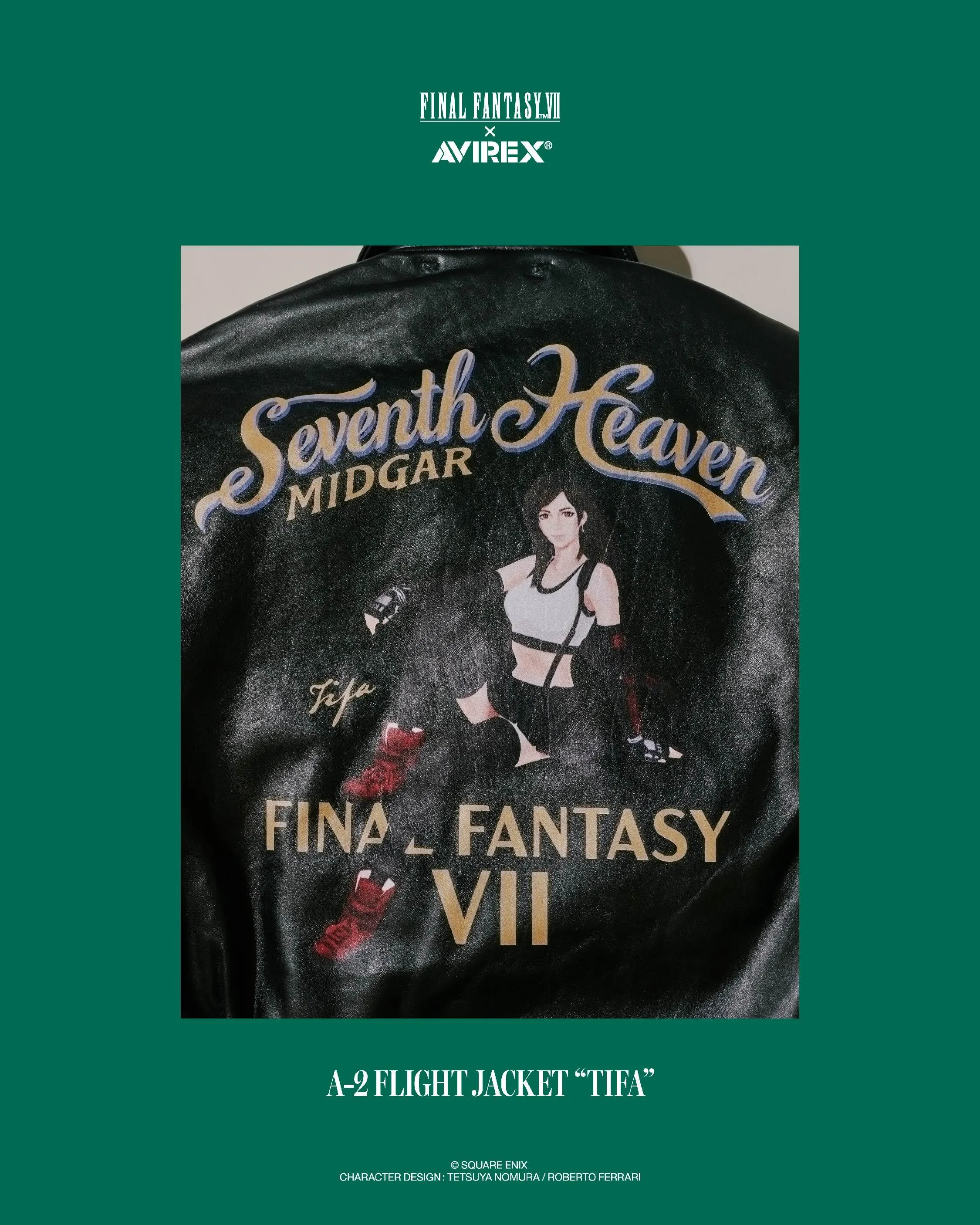AVIREX x FFVII Remake apparel collection 6