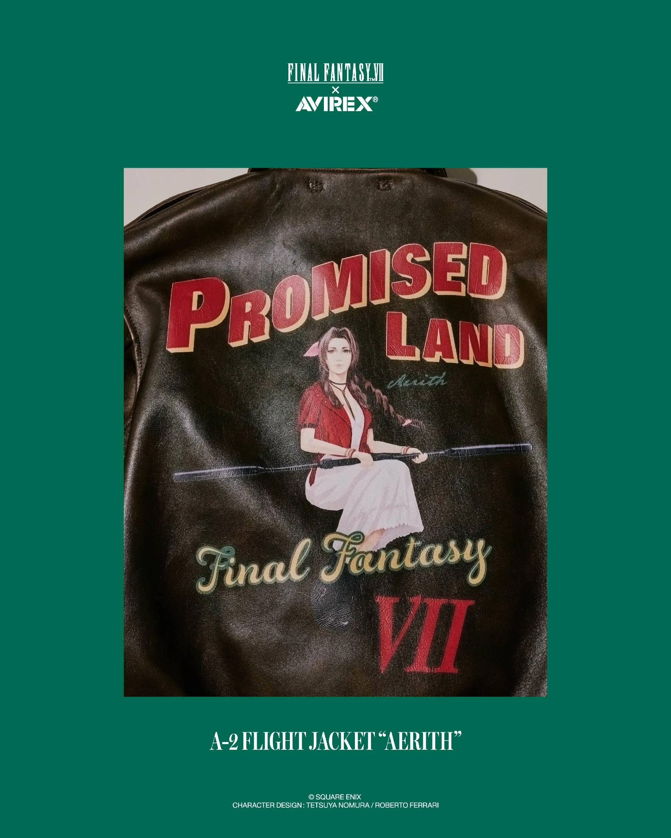 AVIREX x FFVII Remake apparel collection 9