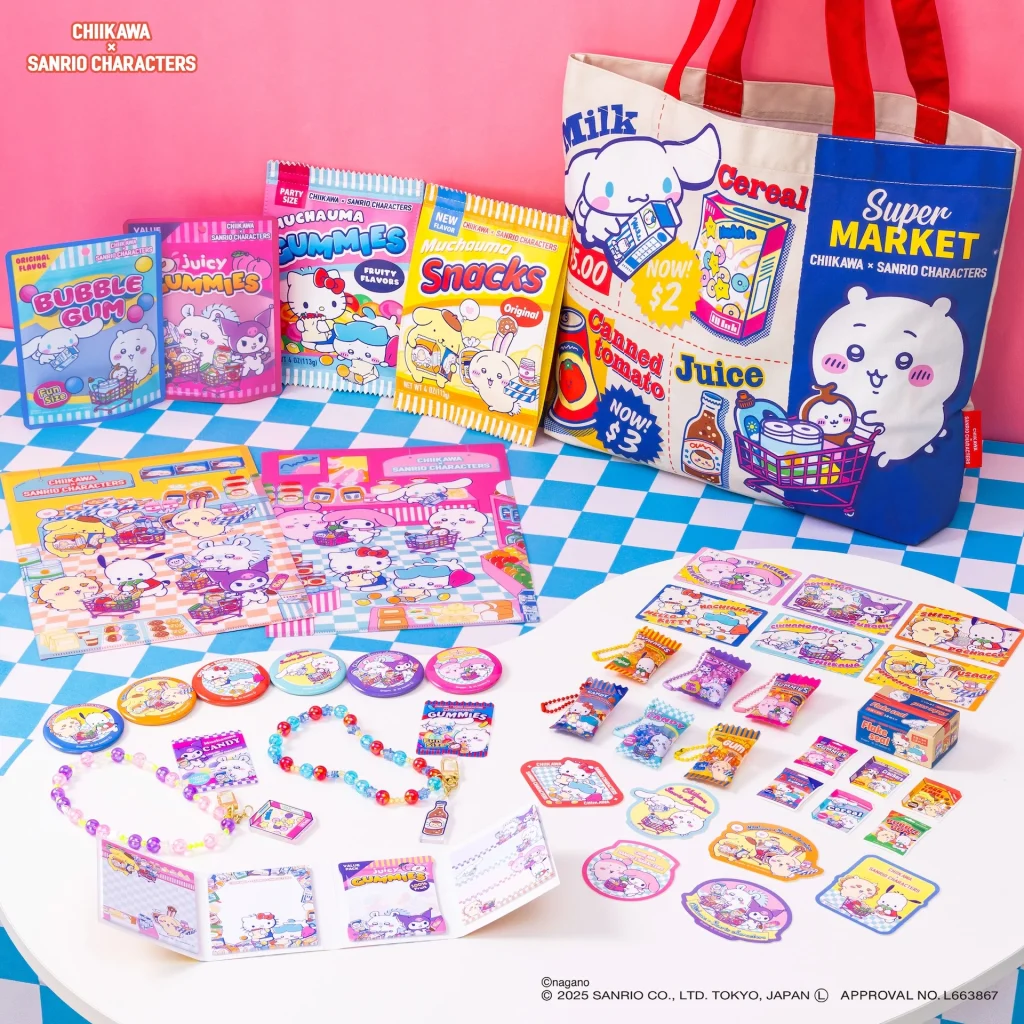 Chiikawa x Sanrio merch collab 1