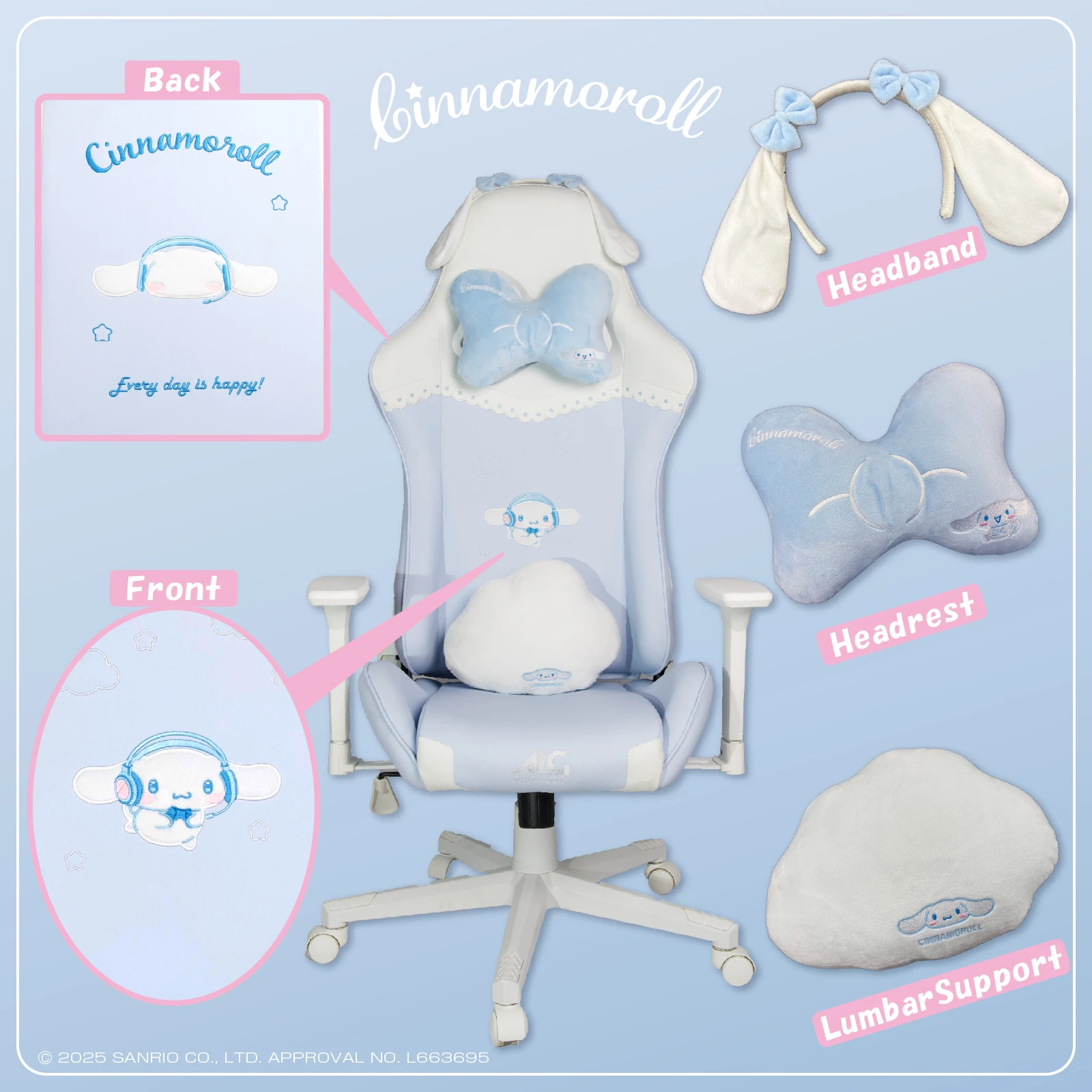 Cinnamoroll gaming chair 2