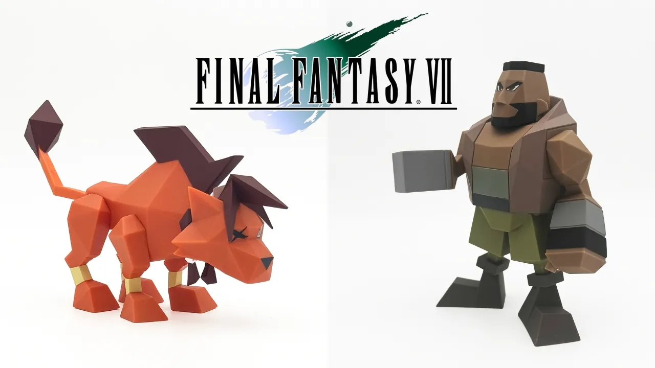 FFVII polygon style figures main