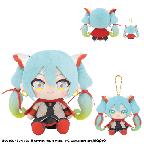 Gundam x Hatsune Miku plushies 3