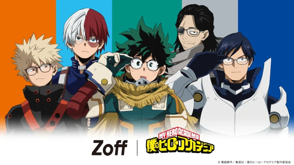 My Hero Academia x Zoff collection 2