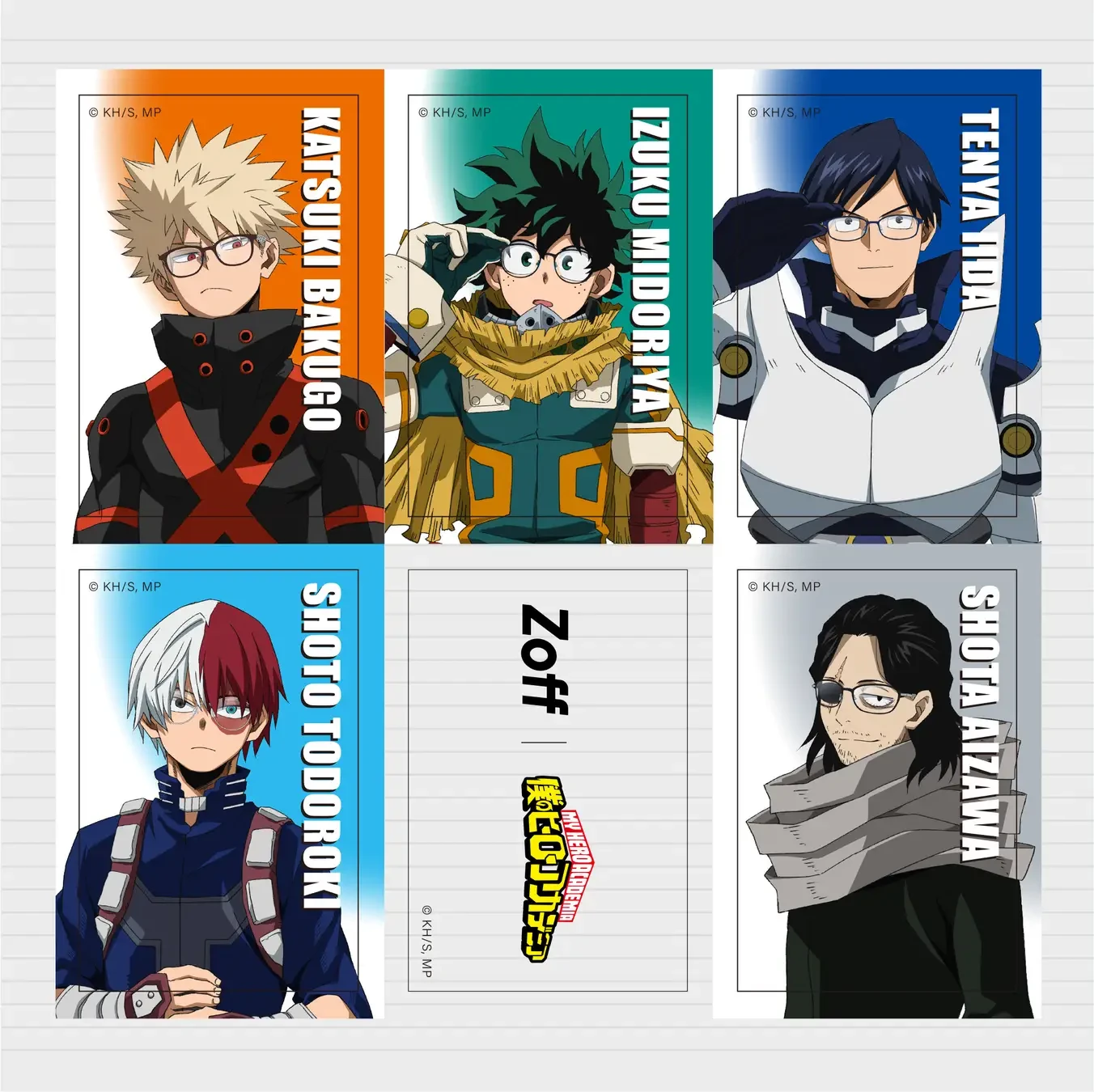 Zoff reveals detailed new official My Hero Academia eyewear collection