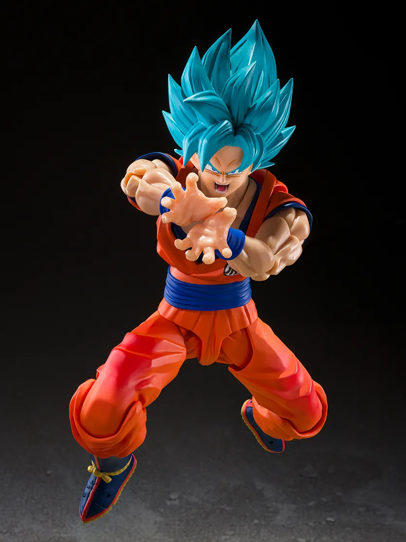 Super Saiyan God Super Saiyan Son Goku (Blue Power Beyond Limits) sh figuarts 2