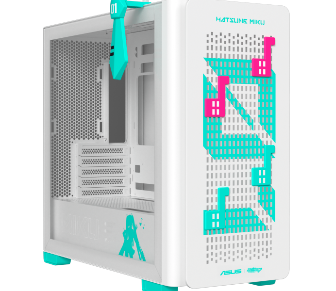 asus hatsune miku microatx case 1