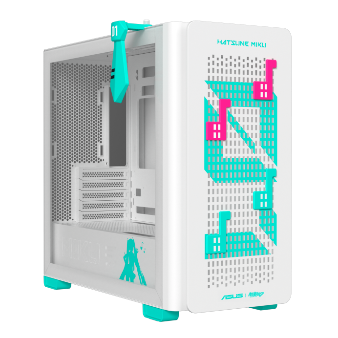 asus hatsune miku microatx case 1