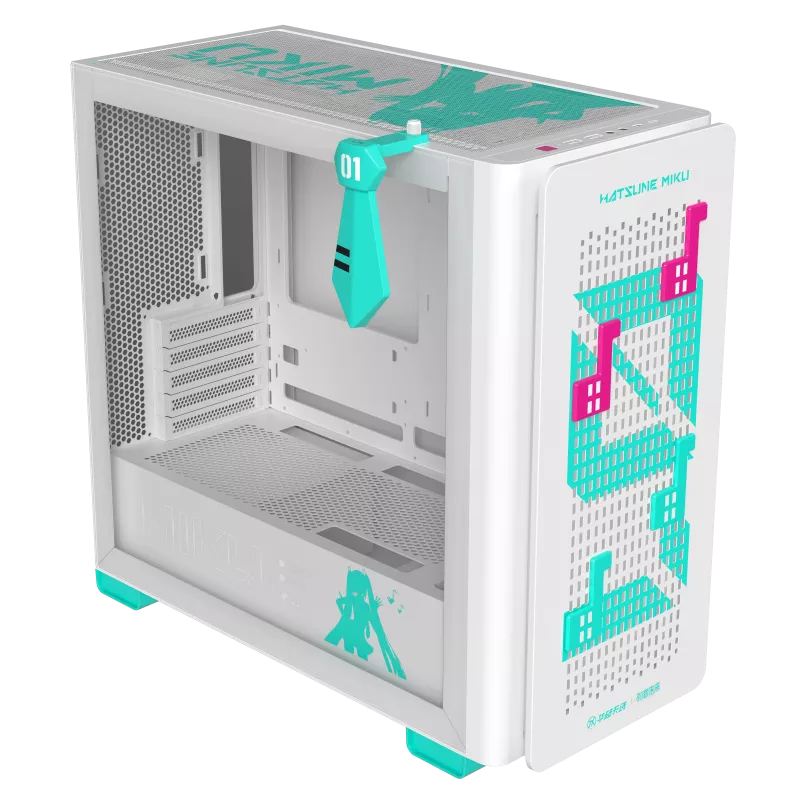asus hatsune miku microatx case 2