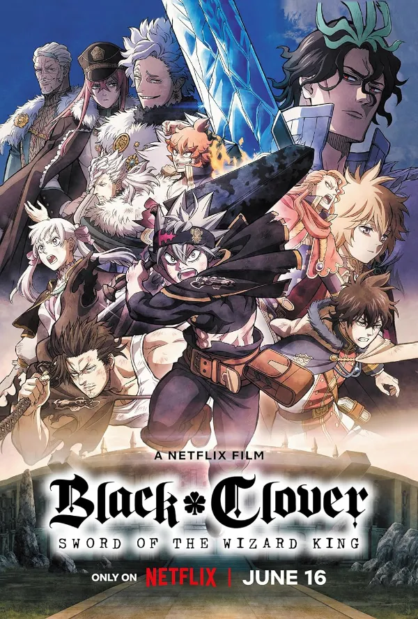 black clover sword of the wizard king poster key art