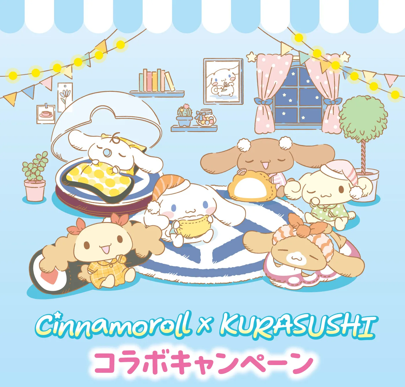 cinnamoroll kura sushi collab 2025 1