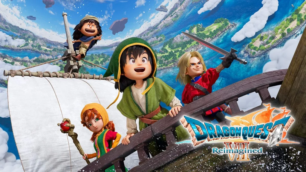 dragon quest 7 reimagined key art