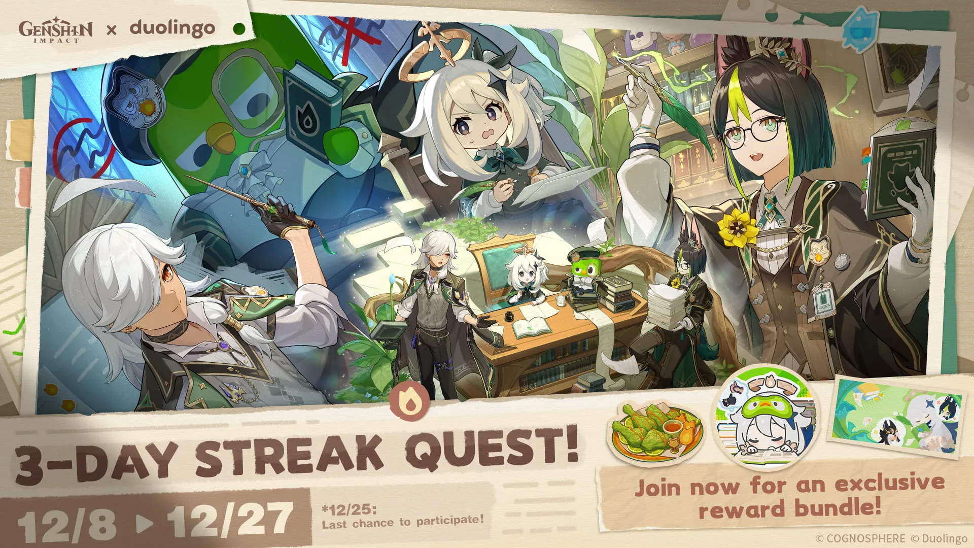duolinguo genshin impact collab 2