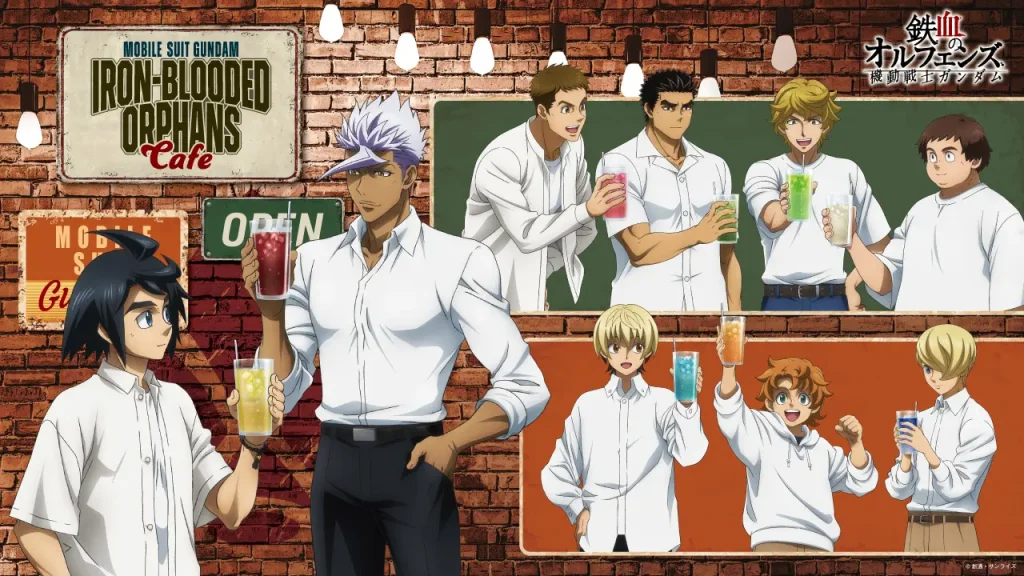 gundam ibo 10th anniversary cafe 1