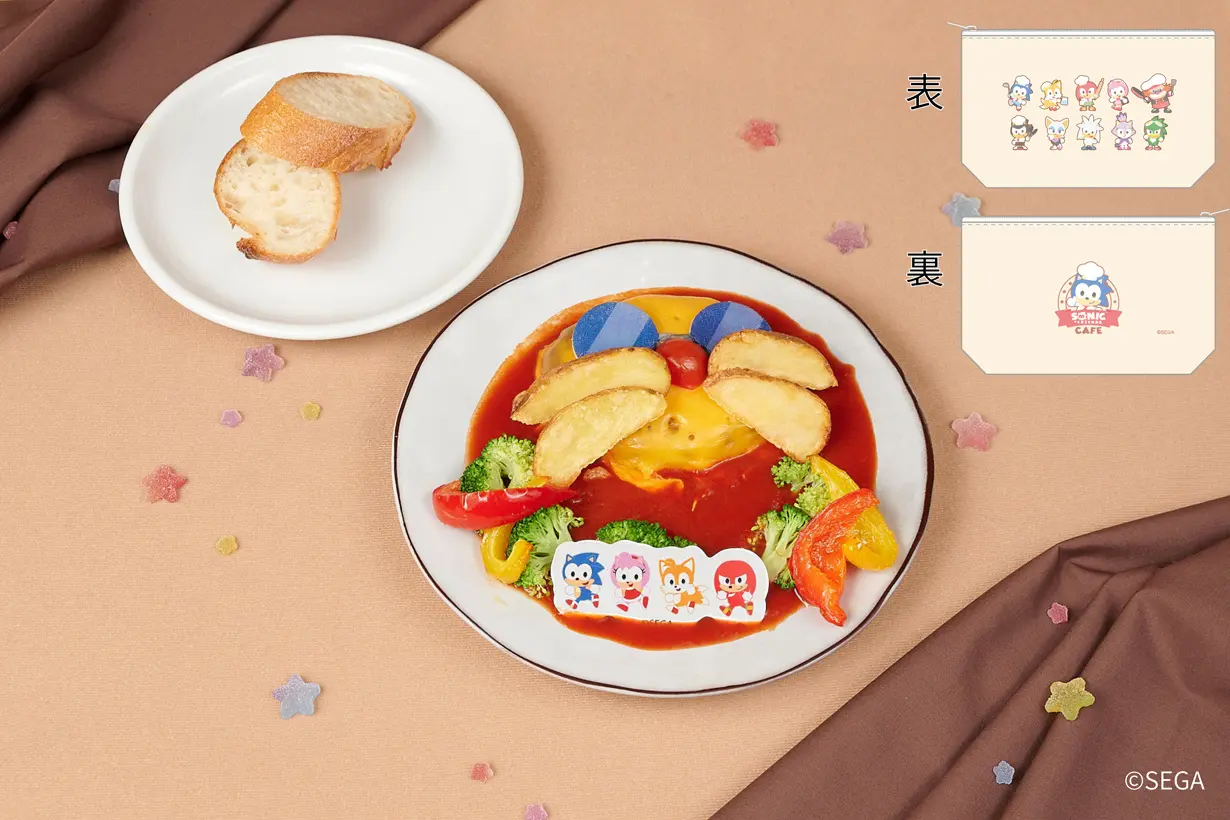 sonic and friends pop up cafe 2