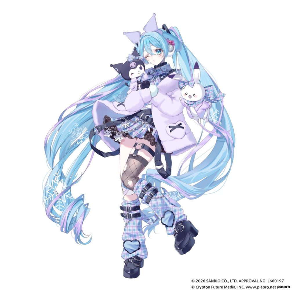 2026 snow miku x kuromi character art 3