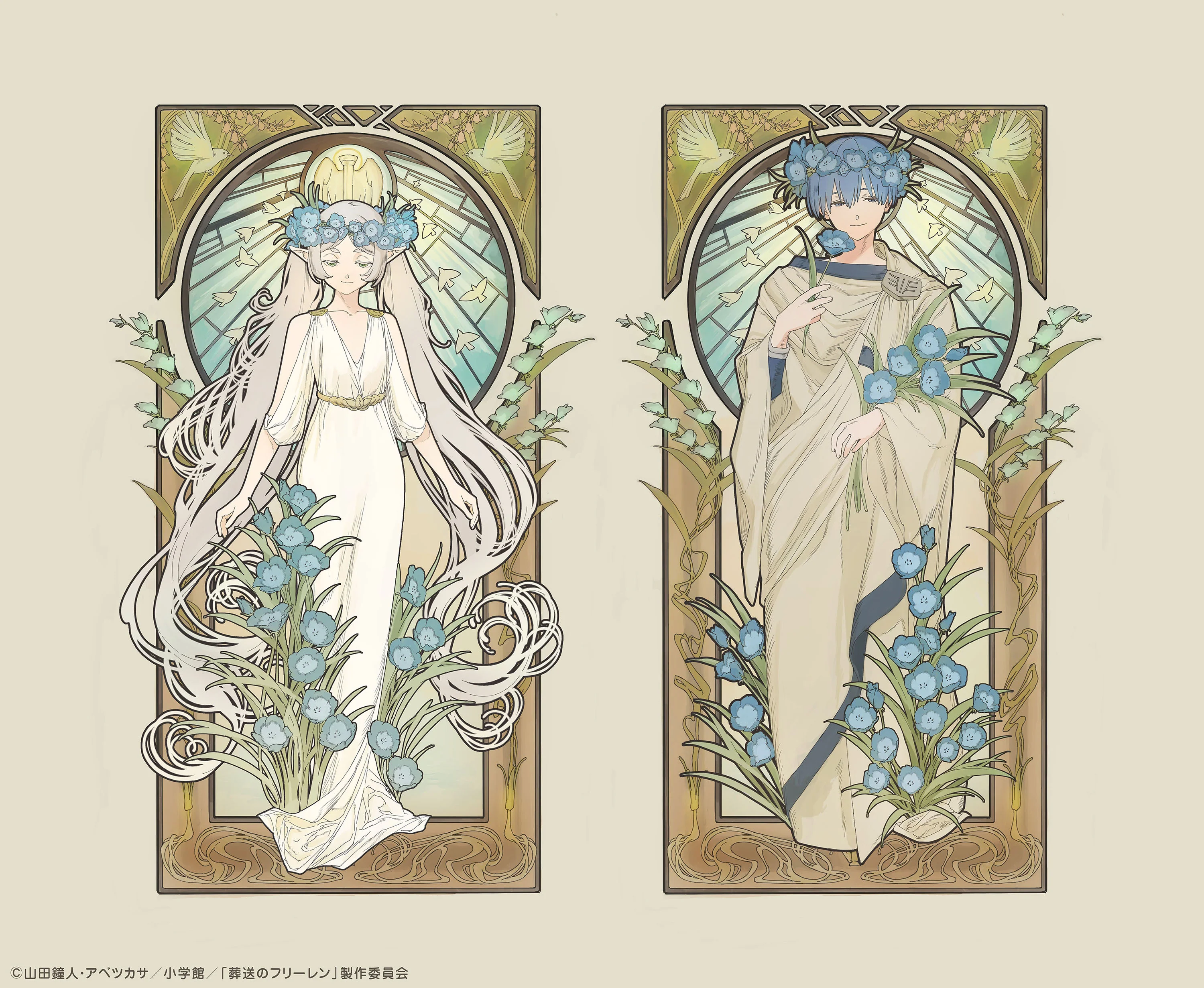 Art Nouveau Frieren Figures 3