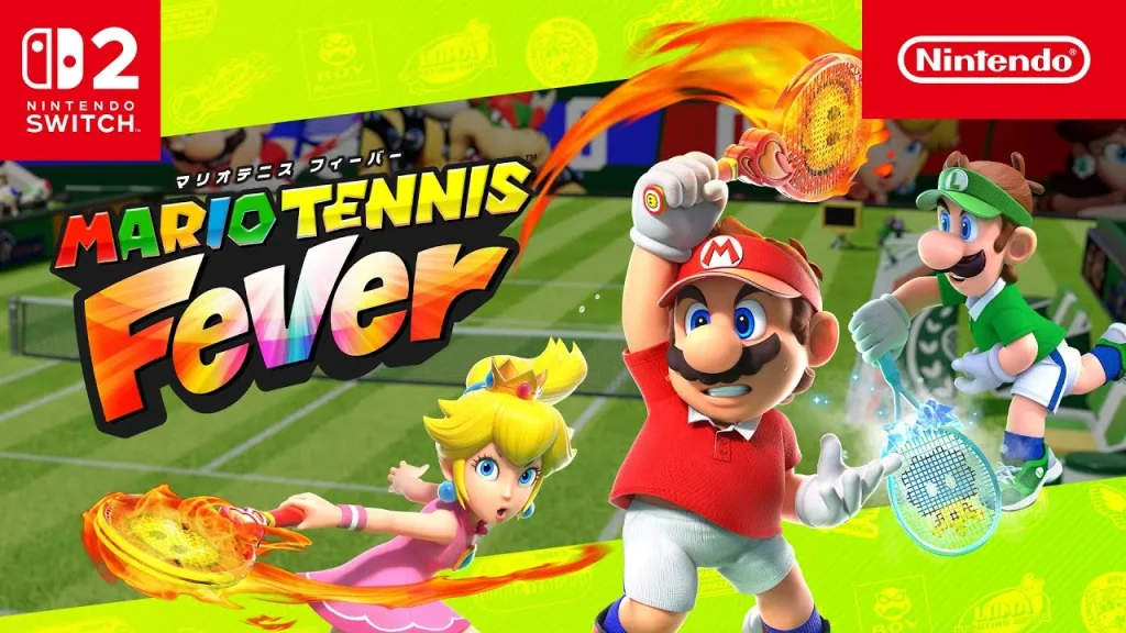 Mario Tennis Fever key art 0